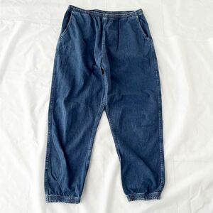 OrSlow × BEAMS デニム イージーパンツ 日本製 インディゴ Wネーム 別注 コラボ （ オアスロウ ビームス スウェットパンツ MADE IN JAPAN