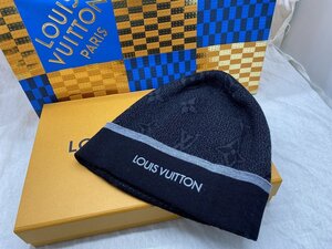 ■超綺麗【LOUIS VUITTON ルイヴィトン M73469 ビーニー マイ・モノグラム・エクリプス ジャカード技法 ウール 100% 箱付き】SH-17580