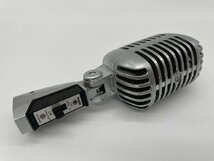 ∞大人気【SHURE シュアー 55SH SERIES Ⅱ マイク 骸骨 ガイコツ ダイナミック ボーカル マイクロホン シリーズ 2 ON/OFFスイッチ】HM390_画像1