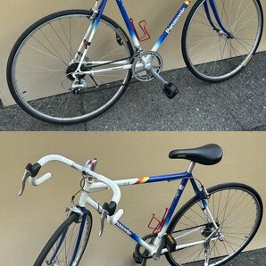 #ヴィンテージ【綺麗 Panasonic パナソニック LES MAILLOTS EX CR-MO クロモリフレーム ロードバイク 700 SHIMANO RX100 完成車】N11030の画像3