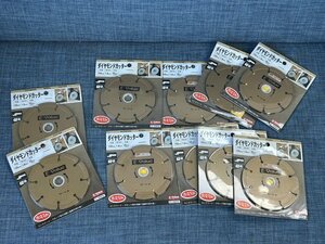 #10枚セット 未使用保管品【E-Value ダイヤモンドカッター 外径105mm/刃厚1.8mm/内径20mm コンクリート ブロック 他建材一般 切断】N12130