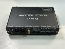 #綺麗【Roland QUAD-CAPTURE MODEL UA-55 ローランド オーディオインターフェース USB2.0 音楽制作 現状品】N12151_画像4