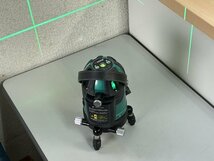 #実用機【VOICE 5ライン グリーンレーザー 墨出し器 VLG-5X GREEN LASER 電源アダプタ 専用ケース付 現場作業用】N12190_画像6