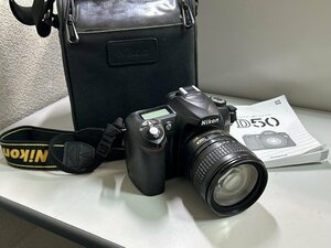 #【Nikon ニコン D50 レンズ交換式 デジタル一眼レフカメラ／レンズ DX ZOOM AF-S NIKKOR 18-70mm 1:3.5-4.5G ED ストラップ付】N12214