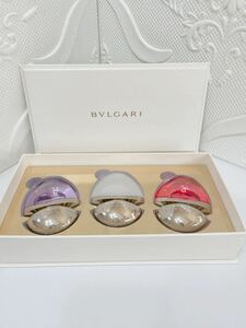 未使用 香水 BVLGARI ブルガリ オムニア ジュエルチャーム コレクション 15ml×3 ミニチュア ミニボトル コフレセット ユニセックス