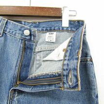 USA製 サイズ 6 MIS S Levi’s 550 リラックスフィット テーパード デニム パンツ ジーンズ ブルー リーバイス 古着 ビンテージ 3D1609_画像7