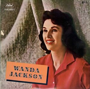レア！国内10インチ！赤盤！MONO盤 Wanda Jackson / S.T.(1st) 【Capitol / OLP-11】ワンダ・ジャクソン ロカビリー ロックンロール Rock