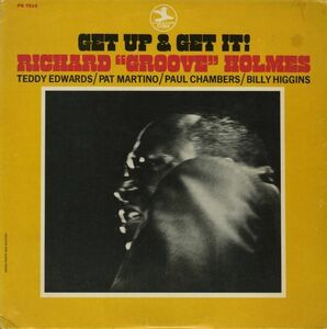 USオリジLP！VAN GELDER刻印 Richard Groove Holmes / Get Up And Get It! 67【Prestige / PRST 7514】 Paul Chambers , Teddy Edwards