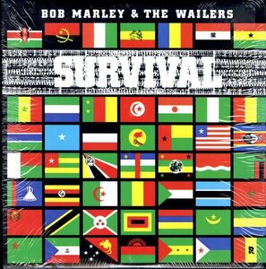 80年代 USプレスLP！STERLING刻印 シュリンク付 Bob Marley & The Wailers / Survival【Island / 90088-1】ボブ・マーリー＆ウェイラーズ