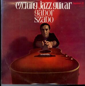 69年 国内盤LP！DG 深溝 ペラジャケ Gabor Szabo / Exciting Jazz Guitar【Impulse! / SR 3020】ガボール・サボ 渡辺貞夫 参加 ジャズ