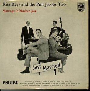 オランダ盤MONO LP！Rita Reys and The Pim Jacobs Trio / Marriage In Modern Jazz 60年【Philips / P 08052 L】ジャズ・ヴォーカル