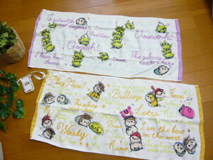 [ new goods prompt decision ] Disney store Toy Story face towel 2 pieces set 