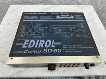 □t1000　現状品★EDIROL　エディロール　SD-80　音源モジュール　本体のみ_画像6