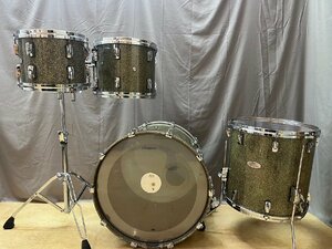 凸0581　中古品　楽器　ドラムセット　Pearl Reference パール　リファレンス　バス、フロア、タムタム4点セット【2個口発送】