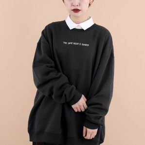 kutir クティール 裏起毛ジョンプリントスウェット