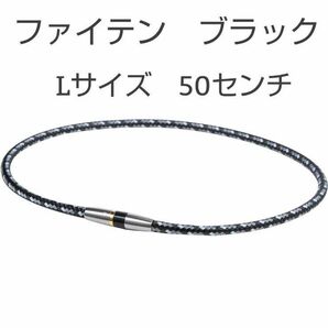 phiten ファイテン ネックレス ブラック Lサイズ RAKUWAネックX50 ハイエンド 肩こり 腰痛 磁気ネックレス