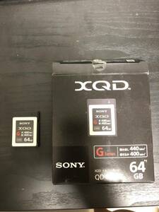 SONY XQD メモリーカードQD-G64E 64GB 動作品