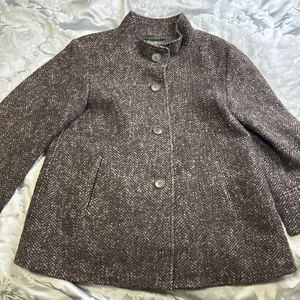 【良品】 Eddie Bauer エディバウアー ウールジャケット サイズPM レディース (管理番号2312IZ100400)