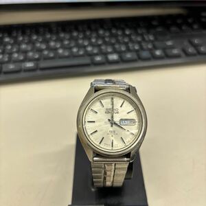 B3785【アンティーク】SEIKO 5ACTUS 自動巻　メンズ時計　6106-7480