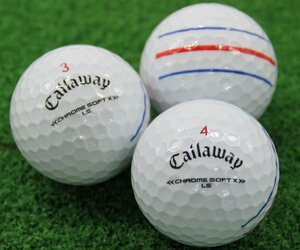 AB Rank Callaway Chrome Soft x LS Triple Truck White 2022 Model 30 Ball Box Lost Ball Ball