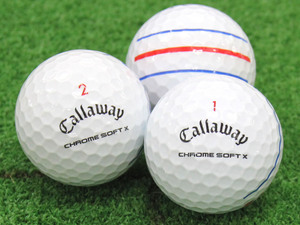 ABランク キャロウェイ Callaway CHROME SOFT X トリプル・トラック 2020年モデル 20個 球手箱 ロストボール