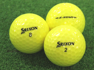 Aランク スリクソン SRIXON Z-STAR プレミアムパッションイエロー 2019年モデル 20個 球手箱 ロストボール