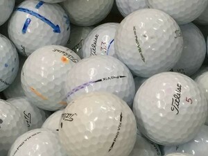 Bランク タイトリスト Titleist PRO V1x シリーズ混合 50個 球手箱 ロストボール