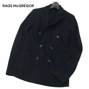 RAGS McGREGOR ковер s Mac rega- осень-зима компрессия шерсть 100%* бушлат жакет Sz.S мужской чёрный сделано в Японии I3T02157_B#N