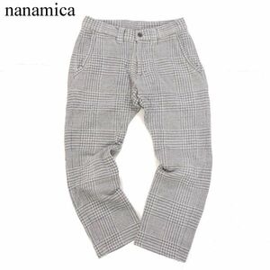 nanamica ナナミカ 通年 グレンチェック柄★ スウェット イージー パンツ Sz.30　メンズ 日本製　I3B00835_C#Q