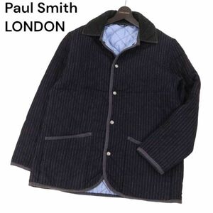 英国製★MACKINTOSH × Paul Smith LONDON マッキントッシュ × ポールスミス ウール キルティング ジャケット Sz.L　メンズ　I3T02365_B#N