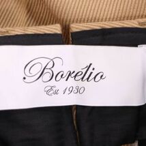 【新品 未使用】 Borelio ボレリオ 【TOM2】通年 ノータック スラックス パンツ Sz.48　メンズ ルーマニア製　I3B00852_C#Q_画像9