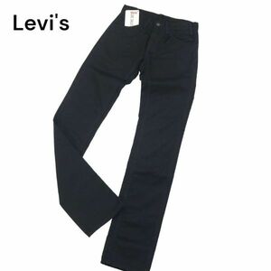 【新品 未使用】 Levi's 606 リーバイス 09606-0003 ORIGINAL SLIM★ スリム スキニー パンツ Sz.27　メンズ 黒　I3B00859_C#R