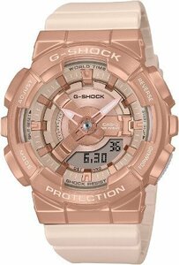 カシオ G-SHOCK 小型アナログ-デジタル ピンクゴールド×ピンクベージュ GM-S110PG-4AJF 国内正規品