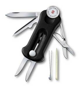 送料無料 VICTORINOX(ビクトリノックス) ゴルフツールBK ブラック 0.7052.3 保証書付【日本正規品】