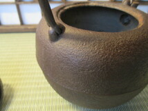 《和》鉄瓶 真形8号 菊池 浄慶作 茶道具　紙箱　1.55㎏　キレイ_画像9