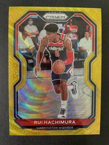 2020-21 Panini prizm rui hachimura gold wave SSP NBAカード　八村塁　レイカーズ