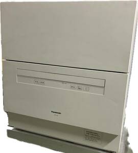 DJ東ヤf#14 Panasonic 食器洗い乾燥機 ホワイト NP-TA4-W 100V 50/60Hz 1100W 2020年製 除菌 パナソニック 動作品 USED