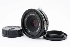 【美品】ニコン Nikon GN AUTO NIKKOR 45mm f/2.8 非Ai パンケーキレンズ 単焦点レンズ Fマウント 試写・動作確認済み！2038386