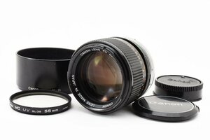 【良品】キャノン Canon FD 85mm f/1.8 S.S.C. SSC 大口径 高級 単焦点レンズ FDマウント 試写・動作確認済み！2042049