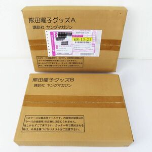 佐R7859◆未開封品 2点セット【熊田曜子 グッズA(等身大シーツ+テレカA)+熊田曜子 グッズB(等身大シーツ+テレカB)】ヤングマガジン誌上通販