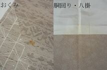 平和屋2■極上　二代目　川村久太郎　訪問着　ぜんまい紬　名物裂　逸品　3kh1301_画像10