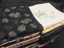 平和屋-こころ店■羽織 まとめて 50点 花柄 相良刺繍 金銀糸 など 着用可能多数 未使用品あり すべて正絹 hi965_画像1