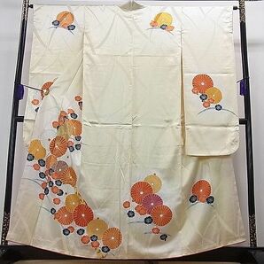 平和屋1■豪華振袖 駒刺繍 舞花文 暈し染め 金彩 逸品 ua5705の画像1