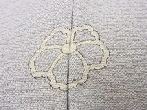 平和屋野田店■訪問着　蘇州刺繍　菱天井松花文　暈し染め　銀糸　逸品　未使用　n-hj7204_画像10