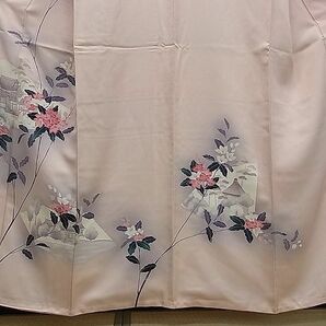 平和屋1■訪問着 風景草花文 暈し染め 逸品 pn4628の画像3