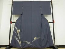 平和屋-こころ店■訪問着　飾花文　着丈159cm　裄丈66.5cm　正絹　逸品　1B-np923_画像1