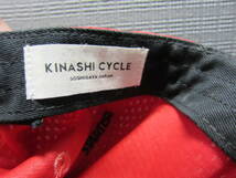 STARTER BLACK LABEL スターター × KINASHI CYCLE 木梨サイクル　Kロゴ　メッシュ　キャップ　帽子　赤　57～59cm　S2312E_画像7