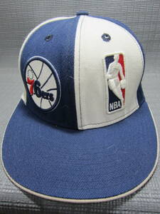 NEW ERA ニューエラ × NBA 76ers　オリジナル　キャップ　帽子　紺×白　59.5cm　S2312E