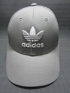 adidas アディダス　ゴルフウェア　メンズ　キャップ　帽子　グレー　54～57cm　フリーサイズ　J2312E
