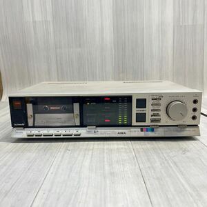 AIWA アイワ AD-FF5 STEREO CASSETTE DECK ステレオカセットデッキ レトロ　通電確認済み